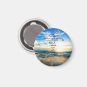 Vliegende vogels in de hemel Serenity Prayer Magneet (Voorkant / Achterkant)