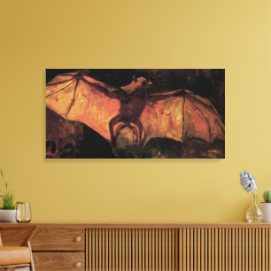 Vliegende Vos vleermuis door Vincent van Gogh Canvas Afdruk
