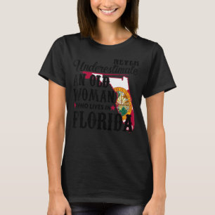 Vliegende vrouw uit Florida T-shirt