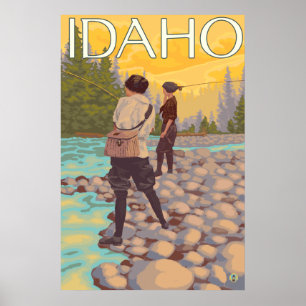 Vliegende vrouwen - Idaho Poster