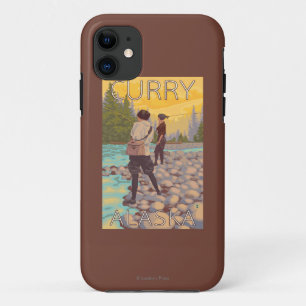 Vliegende vrouwen - Kerst, Alaska iPhone 11 Hoesje