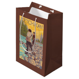 Vliegende vrouwen - Ketchikan, Alaska Medium Cadeauzakje