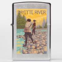 Vliegende vrouwen - Payette River, Idaho