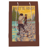 Vliegende vrouwen - Payette River, Idaho Medium Cadeauzakje (Voorkant)