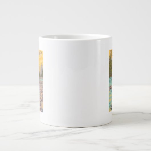 Vliegende vrouwen - Skagway, Alaska Jumbo Mok (Voorkant)