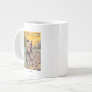 Vliegende vrouwen - Snake River, Idaho Grote Koffiekop