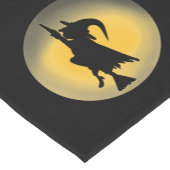 Vliegende Witch Silhouette Korte Tafelloper (Hoek)