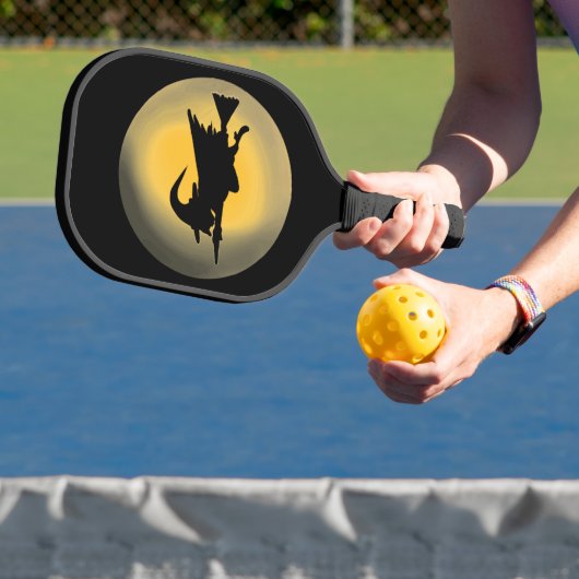 Vliegende Witch Silhouette Pickleball Paddle (Insitu)