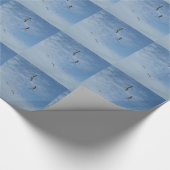 Vliegende zeegarens Verpakkingspapier Cadeaupapier (Hoek)