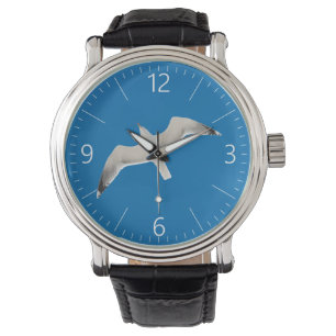 Vliegende zeemeeuw horloge