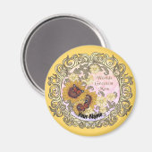 Vliegende zonnebloem magneet (Voorkant / Achterkant)