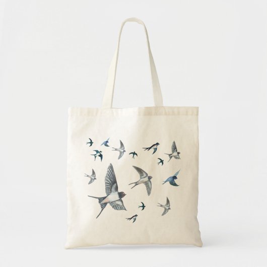 Vliegende zwanenkuikens tote bag (Voorkant)