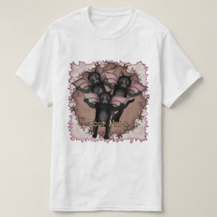Vliegende Zwarte Katten T-shirt
