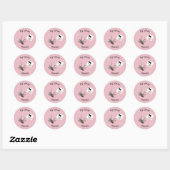 Vliegennevel paarden ronde sticker (Vel)