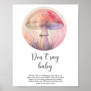 Vliegenzwam - Zeg geen baby Poster