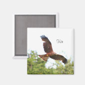 Vlieger in vlucht.... magneet (Voorkant / Achterkant)