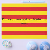 Vlieger met de vlag van Catalonië Flyer (Enkel)