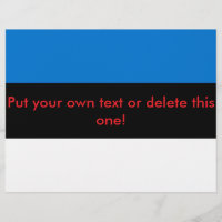 Vlieger met de vlag van Estland