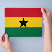 Vlieger met de vlag van Ghana Flyer (Hand)