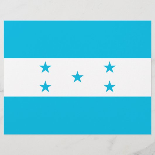 Vlieger met de vlag van Honduras Flyer (Voorkant)