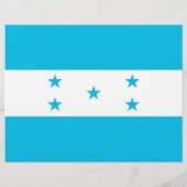 Vlieger met de vlag van Honduras Flyer (Achterkant)