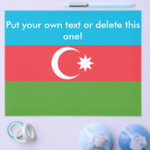 Vlieger met vlag van Azerbeidzjan Flyer (Enkel)