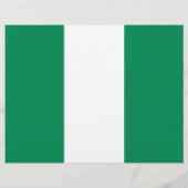 Vlieger met vlag van Nigeria Flyer (Achterkant)