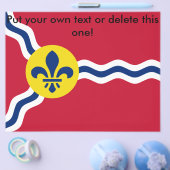 Vlieger met vlag van St. Louis, Missouri Flyer (Enkel)