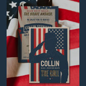 Vlieger Rustic Militaire Afscheidsfeest Afscheidsp Kaart