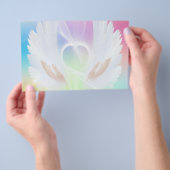 Vlieger van een liefdevol hart flyer (Hand)