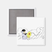 vlieger vlieger  kunstmagneet magneet (Voorkant / Achterkant)