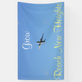 Vliegfoto Motivatie Spandoek (Verticaal)