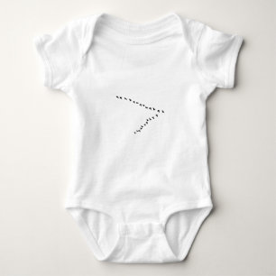 Vliegganzenformatie "V" Romper