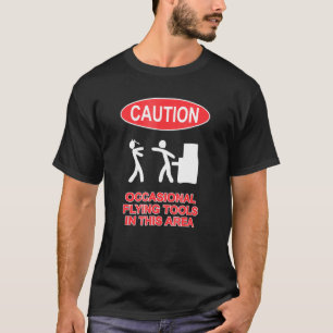 Vlieggereedschap in dit gebied Mechanische elektro T-shirt