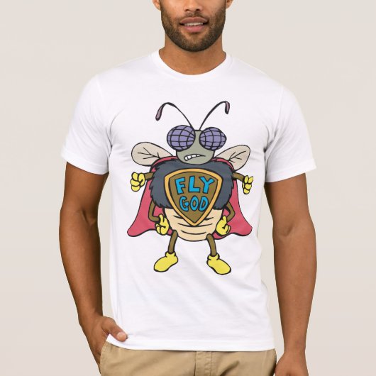 VliegGod Mannen T-Shirt (Voorkant)