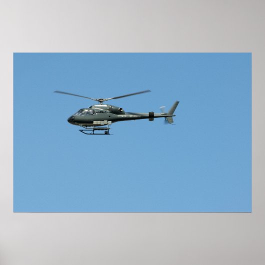 Vlieghelikopter Poster (Voorkant)