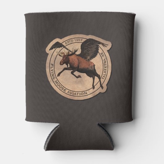 Vliegingspatch van Vliegtuig Blikjeskoeler (Voorkant)