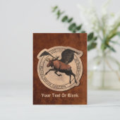 Vliegingspatch van Vliegtuig Briefkaart (Staand voorkant)