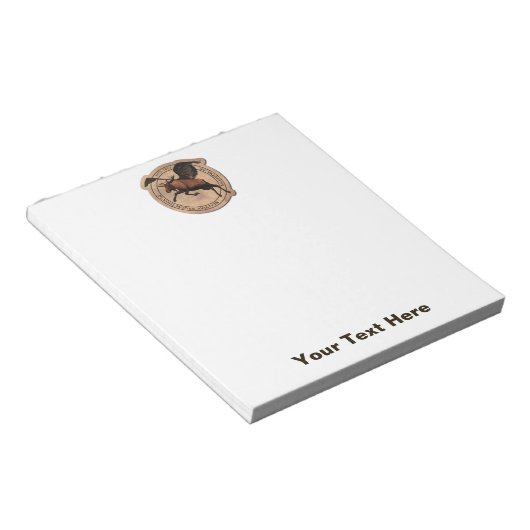 Vliegingspatch van Vliegtuig Notitieblok (Schuin)