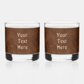 Vliegingspatch van Vliegtuig Whisky Glas (Achterkant)