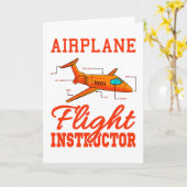 Vlieginstructeur Vluchtverkenning piloot Kaart (Gele Bloem)