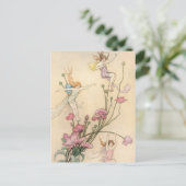 vliegjes, drie spirits gevuld met joy briefkaart (Staand voorkant)