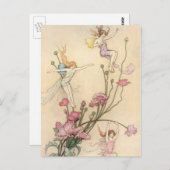 vliegjes, drie spirits gevuld met joy briefkaart (Voorkant / Achterkant)