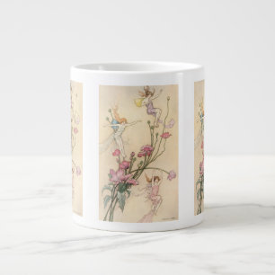  vliegjes, drie spirits gevuld met joy grote koffiekop