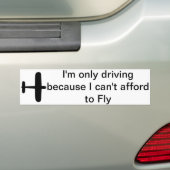 Vliegliefde Bumpersticker (Op auto)