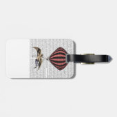  vliegmachine bagagelabel (Achterkant horizontaal)