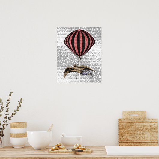 vliegmachine poster (Keuken)