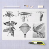  vliegmachines ontkoppelen van collage tissuepapier (Craft)