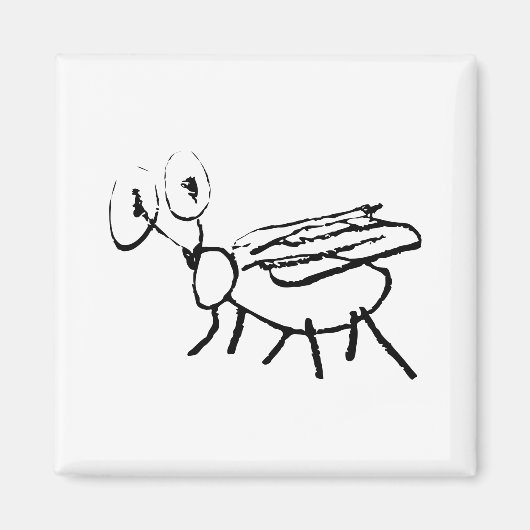 vliegmagneet magneet (Voorkant)