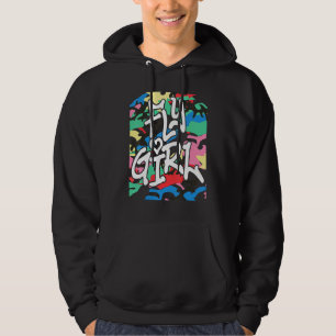 Vliegmeisje Camo 80s 90s B Girl Old School Hip Hop Hoodie
